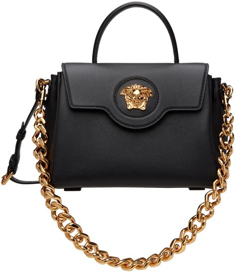 versace medusa riem zwart|Versace La Medusa Bag .